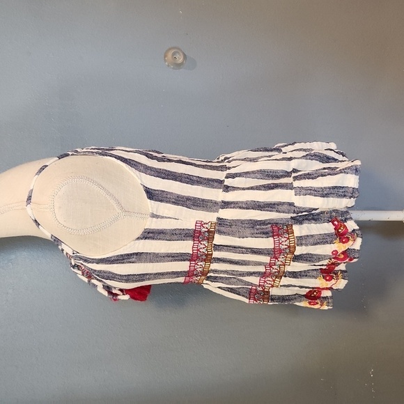 THLM striped boho tasle halter tank top - Picture 4 of 7